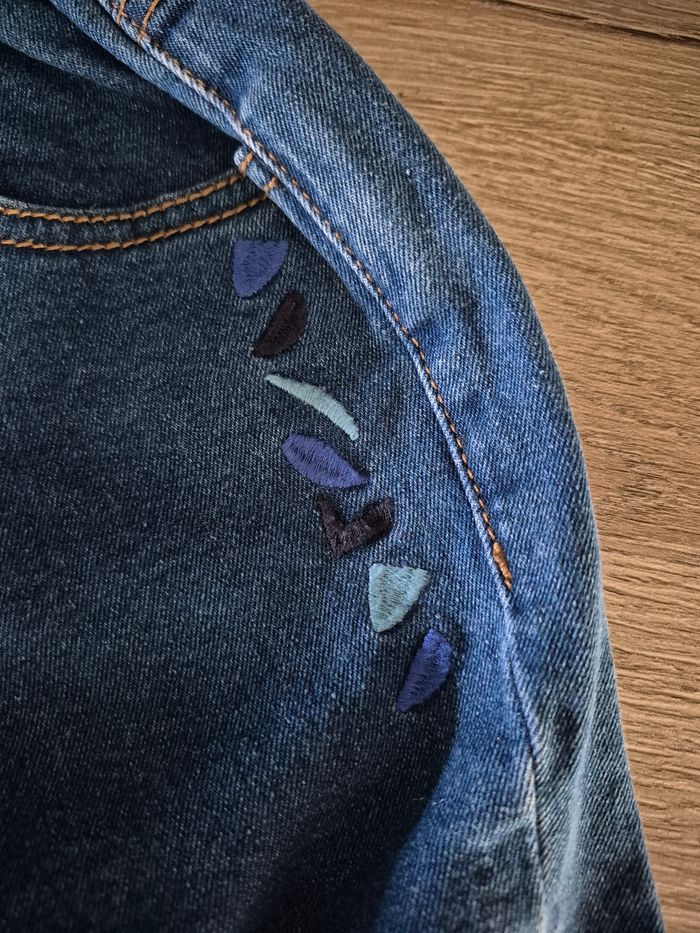 Jean Denim fille Catimini 10 ans - photo numéro 3