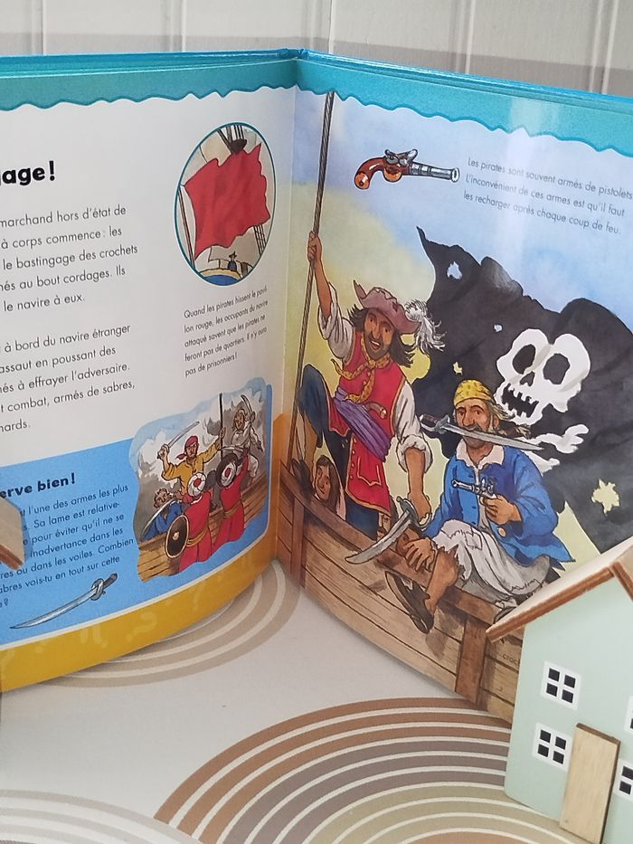 📚 Une mine de savoir Les pirates 📚Très bon état 

Une histoire passionnante sur les pirates 🏴‍☠️.

22 pages illustrées. - photo numéro 4