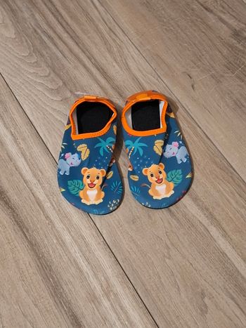 Chausson chaussure mixte garçon fille plage piscine animaux