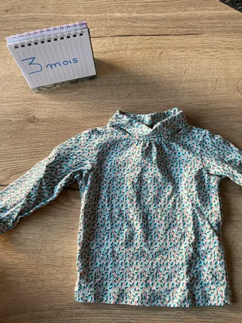 T shirt manches longues - 3 mois