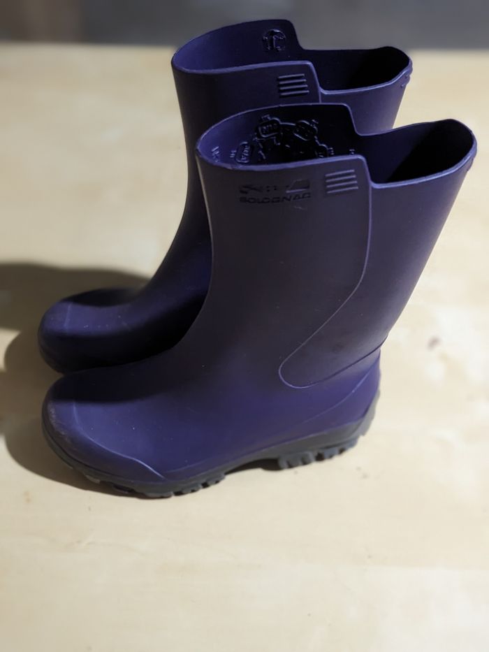 Bottes violet decathlon taille 27/28 - photo numéro 2