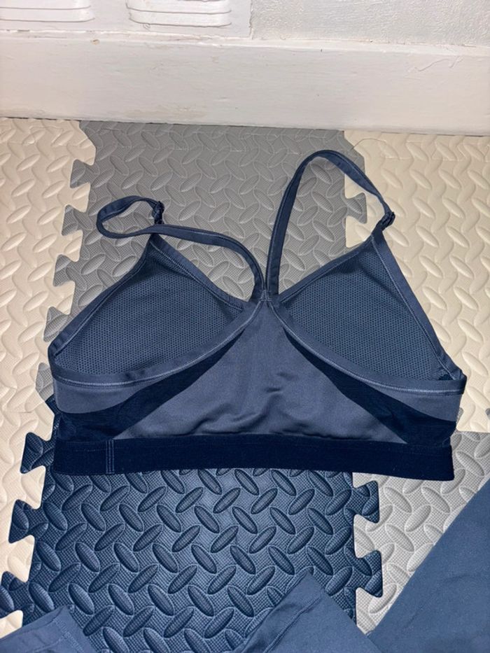 Ensemble / lot brassière training indy + legging bleu - photo numéro 5