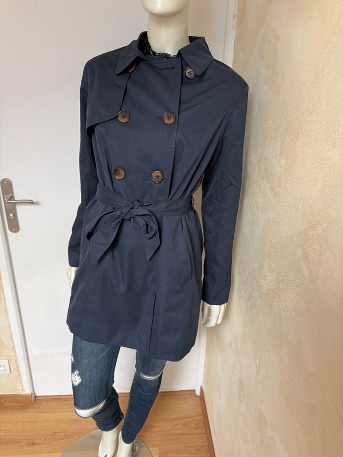 Trench ONLY – Taille L – Neuf avec étiquette – Bleu marine