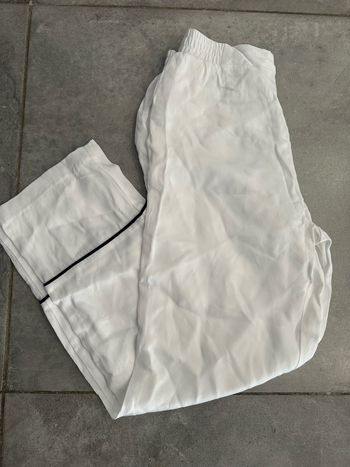Pantalon blanc fin type lingerie pyjama naked taille 38