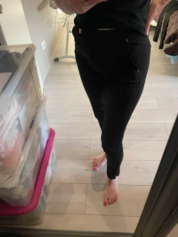 Pantalon de tailleur noir H&M