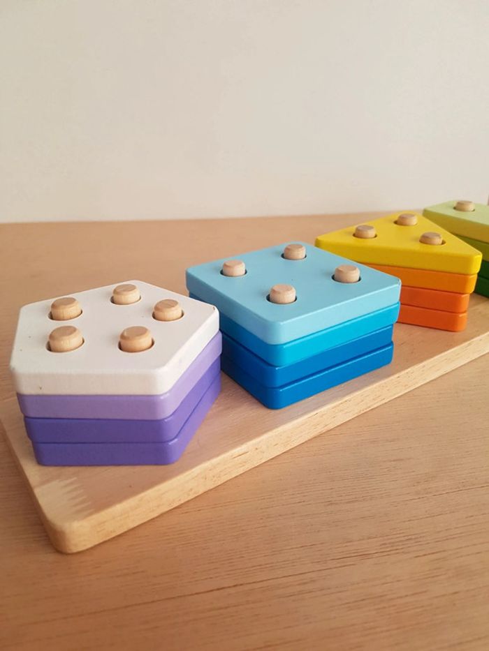 Boby puzzle encastrement bois formes et couleurs - photo numéro 9