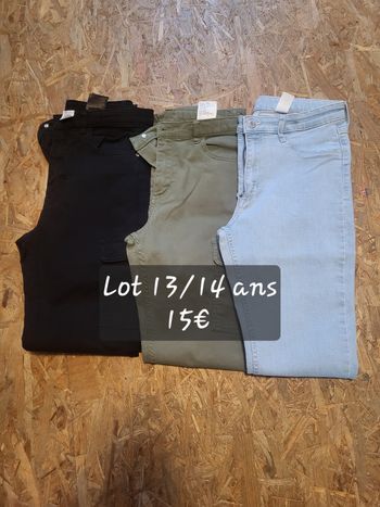 Lot jeans fille