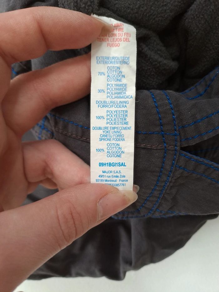 Salopette sergent major 9 mois - photo numéro 7