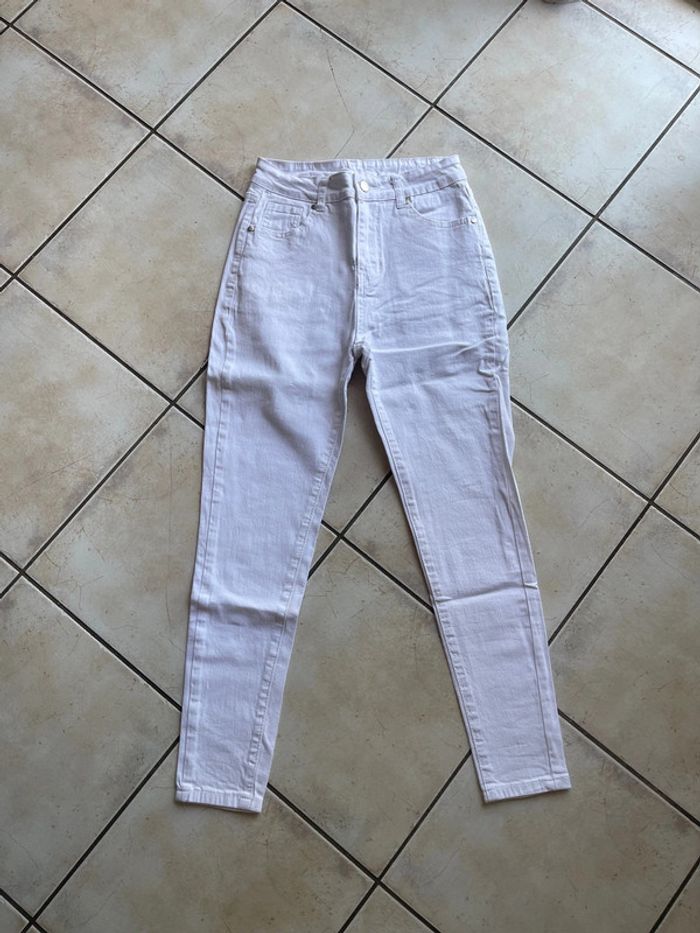 Pantalon skinny blanc