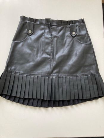 Jupe en simili cuir tendance Zara taille 38/M