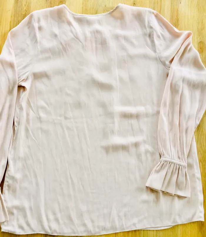 Jolie blouse rose poudré - photo numéro 2