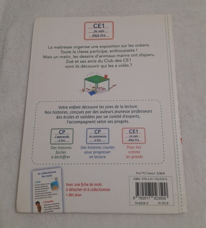 Livre le Club des CE1 Zoé mène l'enquête - photo numéro 2