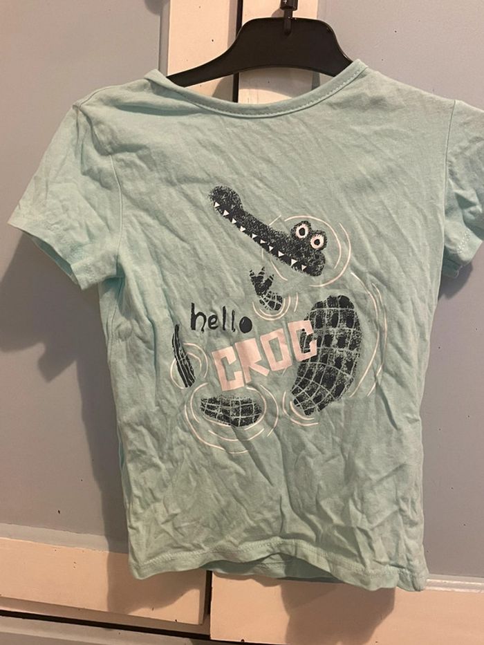 Tee shirt bleu -vert kiabi 36 mois