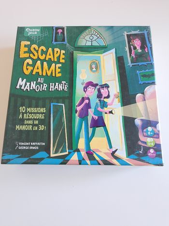 Escape game au manoir hanté auzou jeux comme neuf