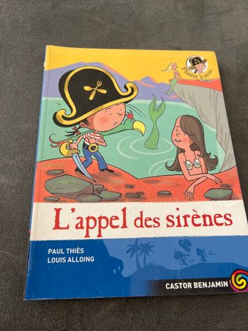 Livre l’appel des sirènes castor benjamin pirate cp