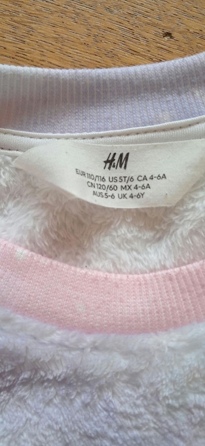 Pull réversible h&m 110/116 cm 4/6 ans  en excellent état - photo numéro 7