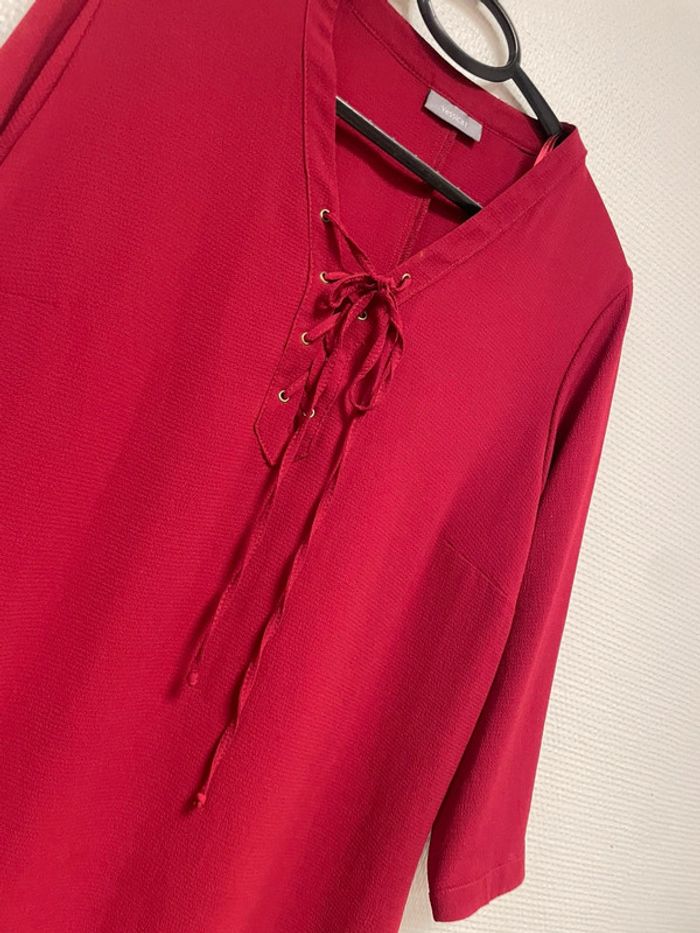 robe bordeau taille 46 - photo numéro 3