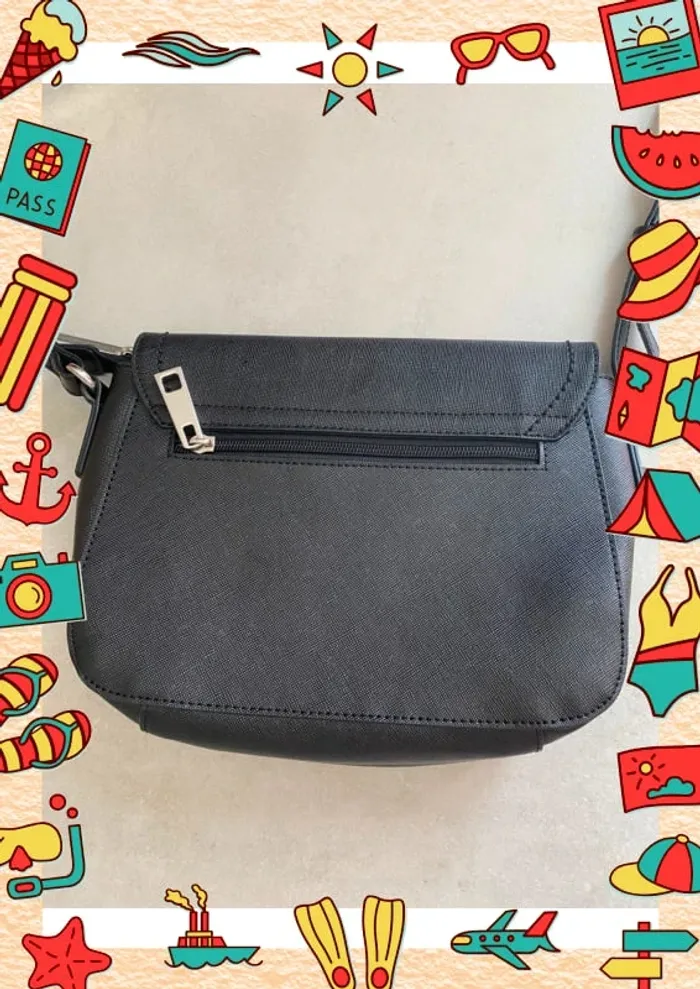 Sac à bandoulière noir Francinel - photo numéro 3