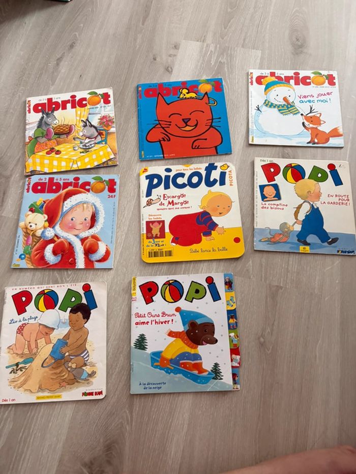 Lot de 8 revues pour enfant