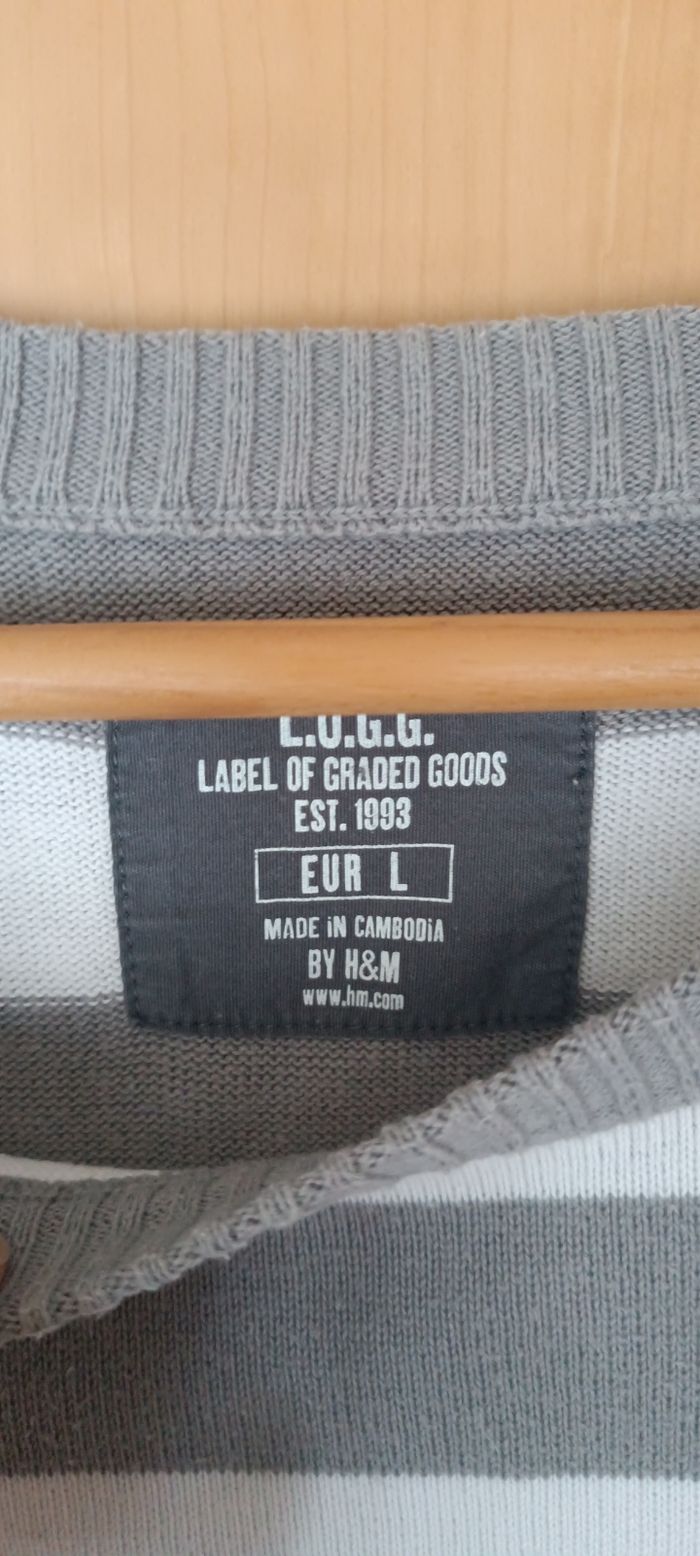 Pullover rayé * logg * L - photo numéro 2
