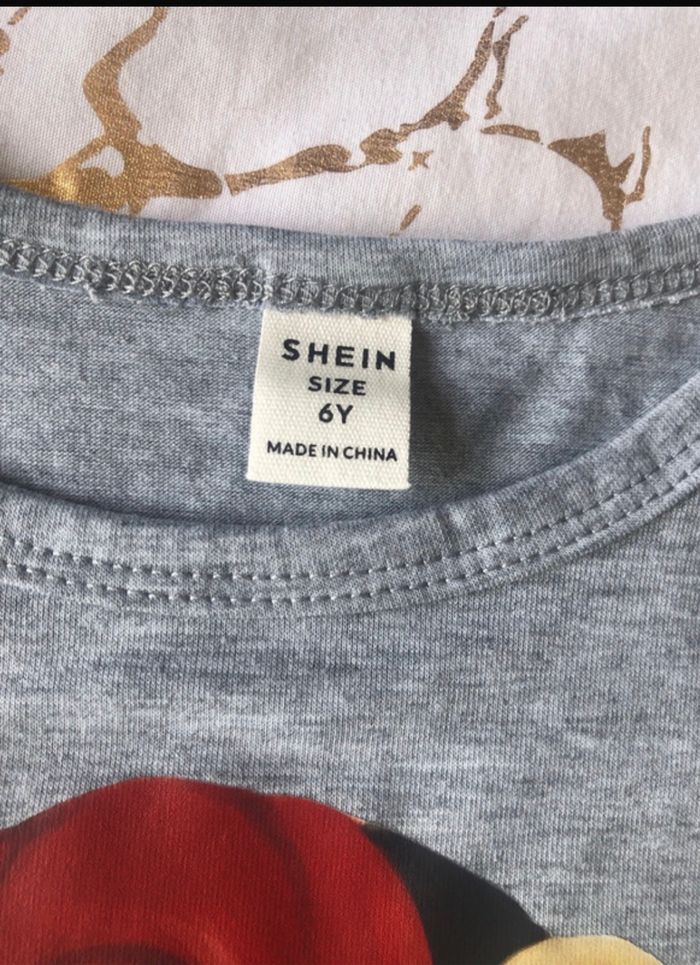T shirt shein 6 ans - photo numéro 3