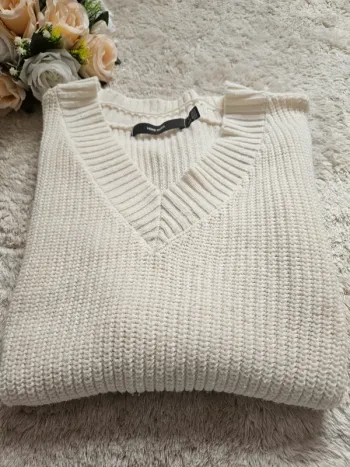 Pull sans manche femme