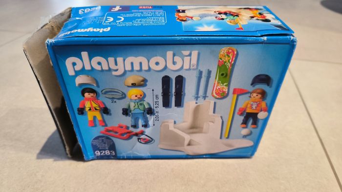Playmobil enfants et boule beige - photo numéro 2