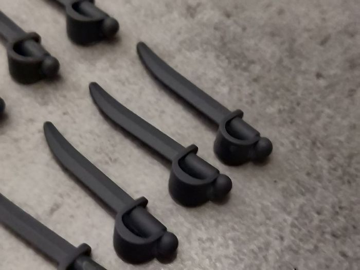 Lot 10 sabres gris de pirate Lego - en parfait état - vrai Lego - photo numéro 4