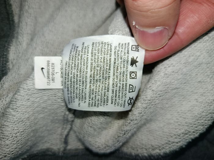Pull vintage Nike gris Taille L - photo numéro 6