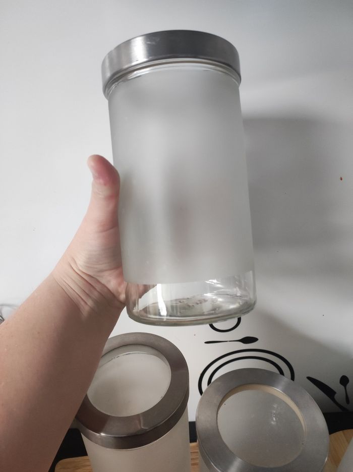 4 pots en verre - photo numéro 2