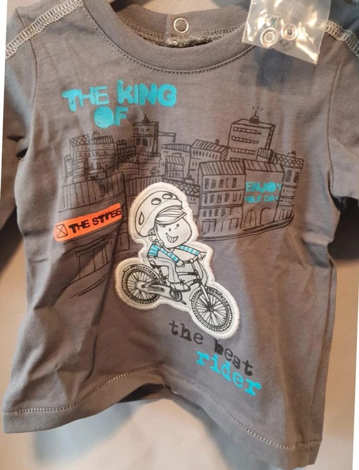 T-shirt garçon Canada housse 0 mois naissance neuf - photo numéro 3