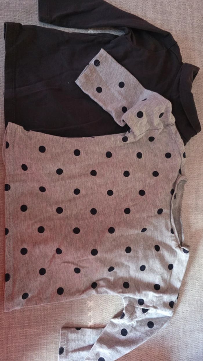 2 tee shirt 9 mois verbaudet