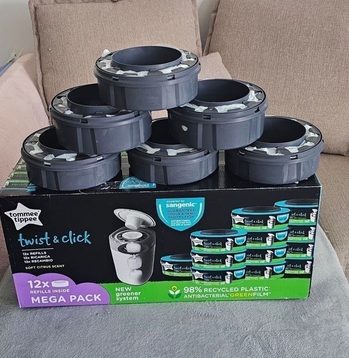 Lot de 6 recharges originales Twist & click Tommee Tippee neufs