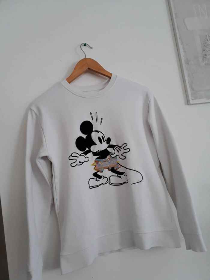 Pull/Sweat Vintage Disney Mickey Zara 90's Taille M🌿🛍 - photo numéro 6