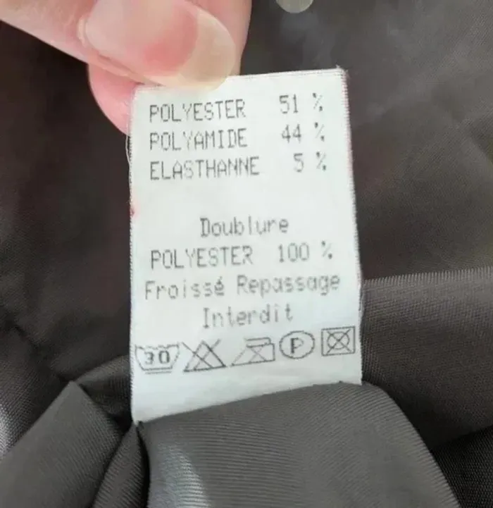 Trench imperméable gris - Planète interdite - taille 4 - photo numéro 5