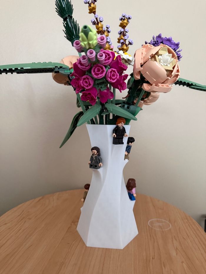 Vase idéal fleurs lego 3D - photo numéro 1