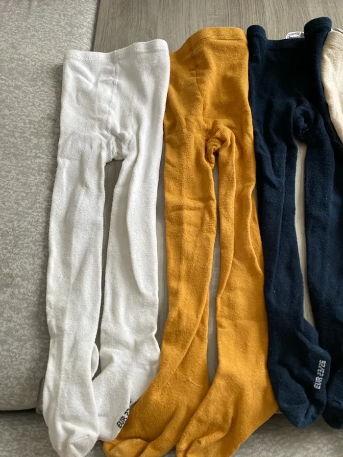 Lot de 4 paires de collants 23/26 kiabi - photo numéro 2