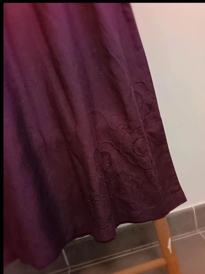Robe longue aubergine - photo numéro 4