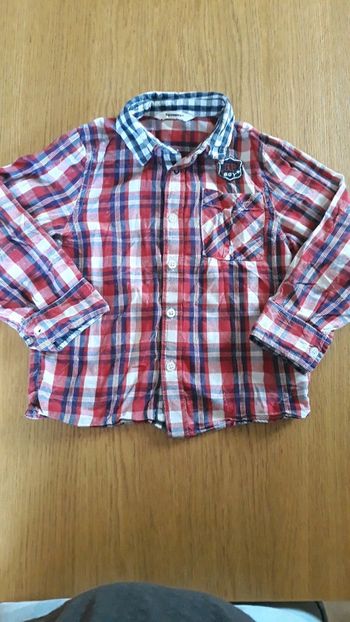 Chemise 3 pommes 4 ans garçon