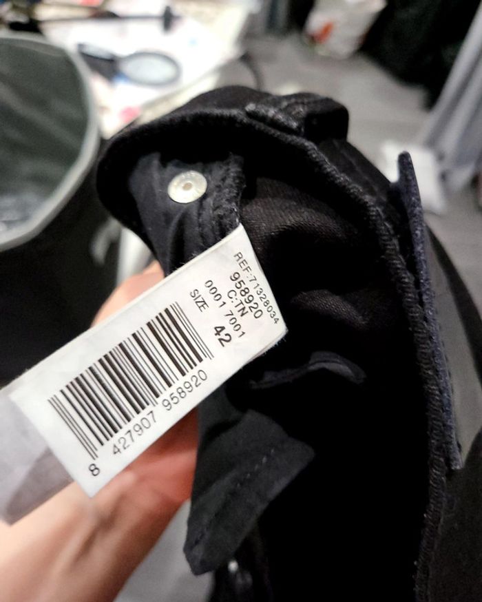 Jeans noir mango taille 42 coupe droite tendance - photo numéro 11