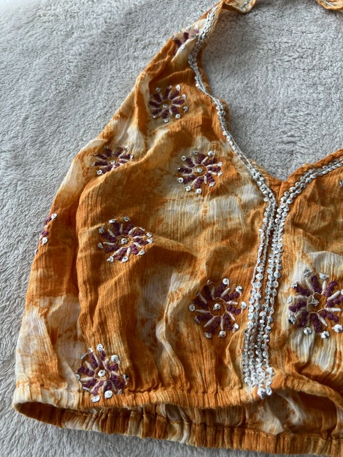 Top dos nu pull and Bear paillettes - photo numéro 3