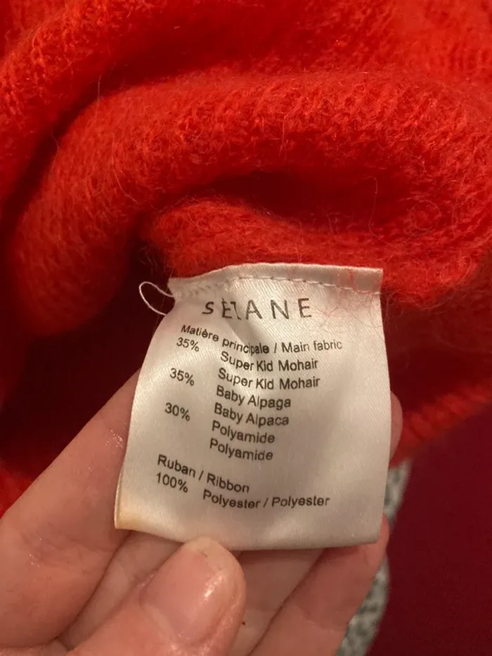 Pull rouge sézane - photo numéro 3