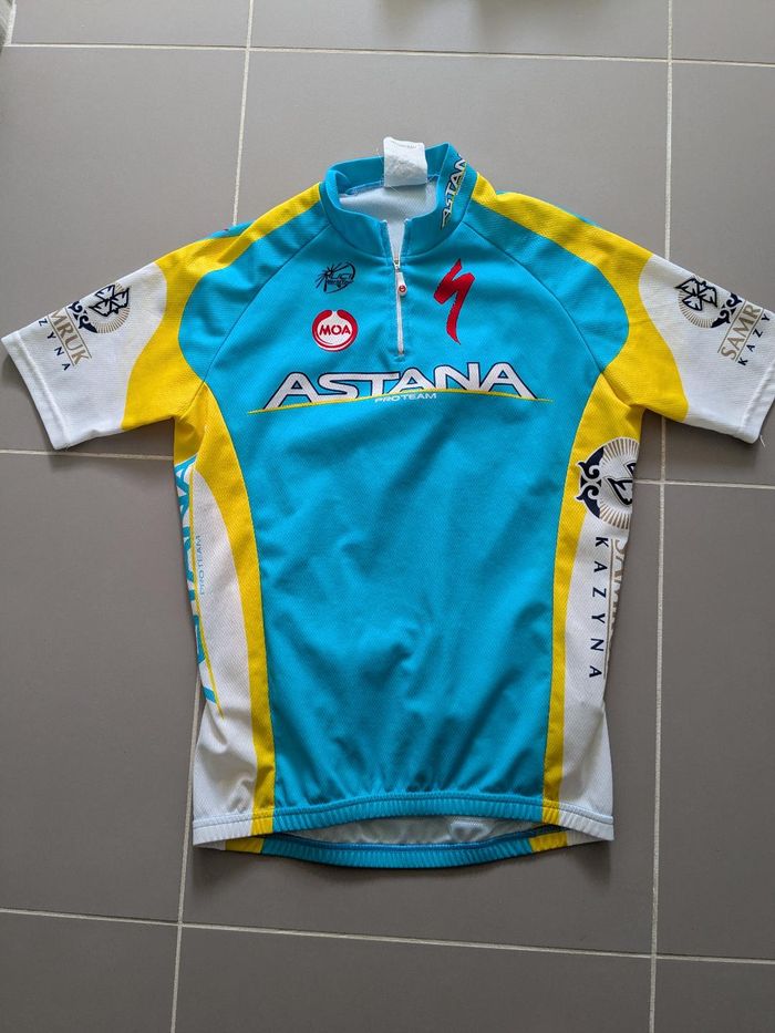Maillot vélo vintage Moa Astana Taille 4