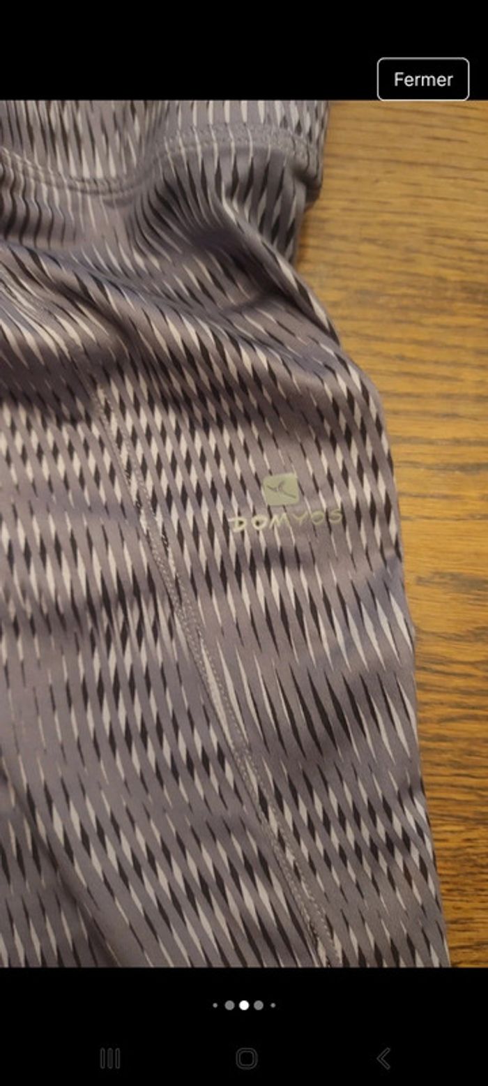 Legging Domyos Decathlon eu 42 gris/blanc - photo numéro 7