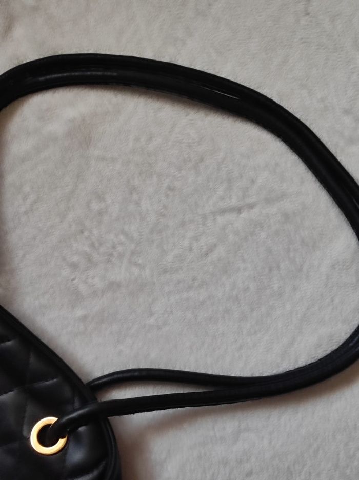 Sac à main vintage en cuir carven - photo numéro 5