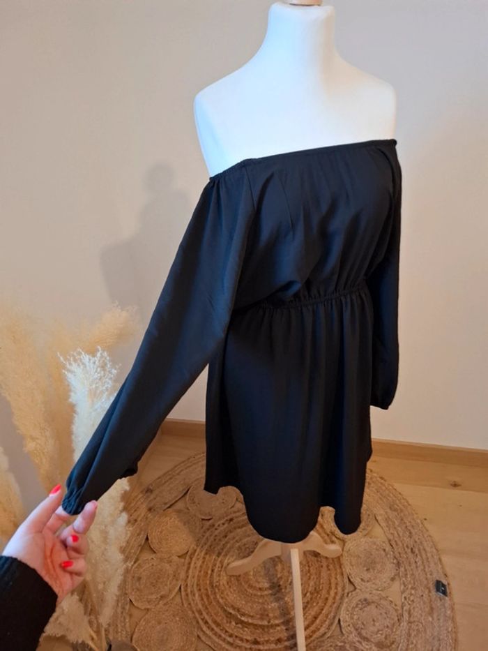 Petite robe noire fluide neuve Missguided taille S/M 36/38 - photo numéro 6