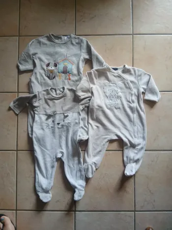 Lot de 3 pyjamas
