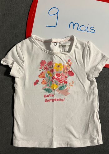 Teeshirt 9 mois