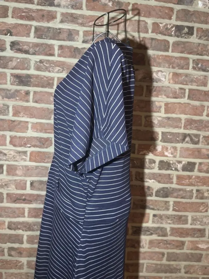 Robe longue Esprit bleu et blanche lignée Taille F : L - photo numéro 10