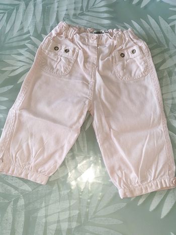 Pantacourt en lin Kiabi 24 mois